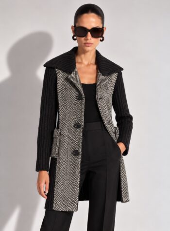 Cardigan Marella a spina di pesce