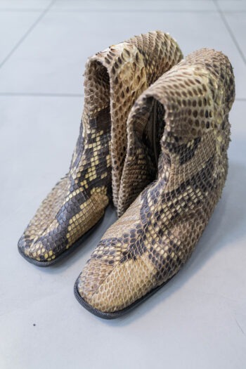 Stivali in vero pitone n39