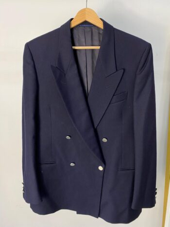 Blazer blu notte doppio petto Tg S/M