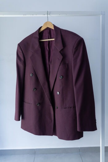 Blazer burgundy doppio petto Tg M/L