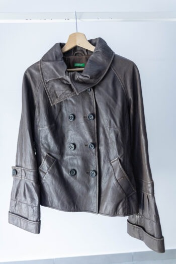 Giacca eco pelle United Colors of Benetton Tg S/M