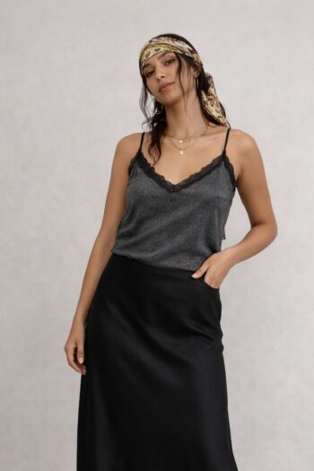 Top Tezenis grigio Tg S