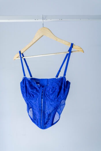 Corsetto blu elettrico 80C