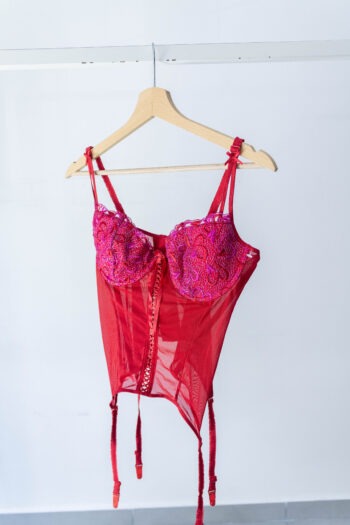 Corsetto rosso & rosa 85B