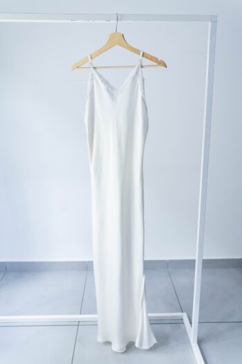 Slip dress panna Tg S