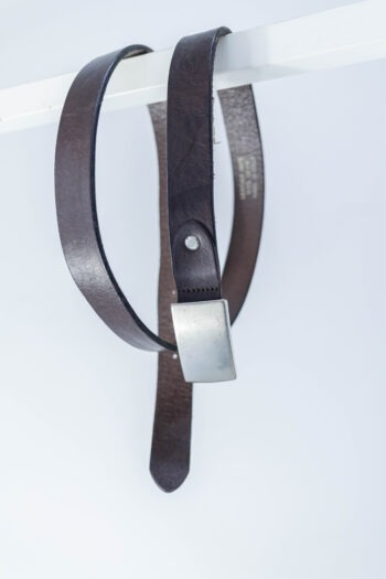 Cintura in cuoio basic