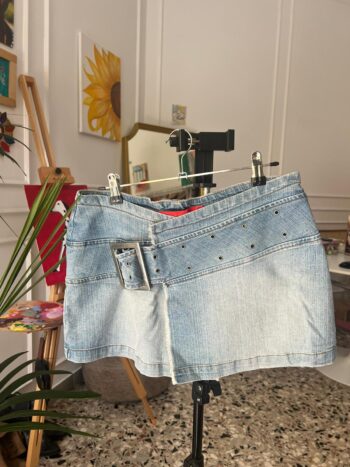 Minigonna in jeans anni 2000 Tg S