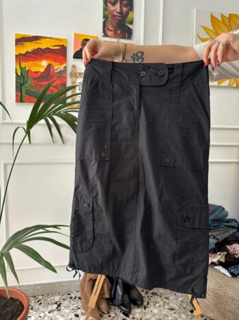 Gonna cargo nera Tg S