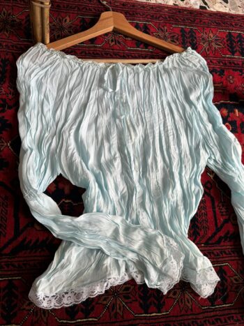 Blusa azzurra Tg S/M