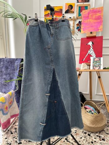 Gonna Phard in jeans a vita bassa Tg M