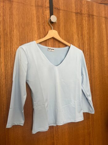 Maglia celeste baby nuova Tg S