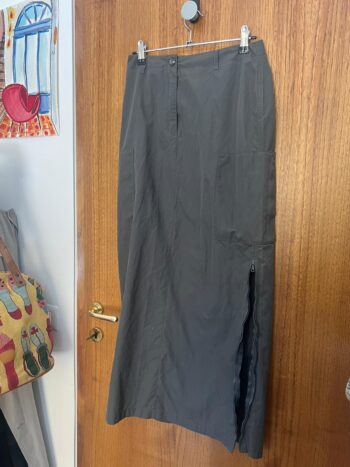 Gonna cargo grigia scuro Tg S