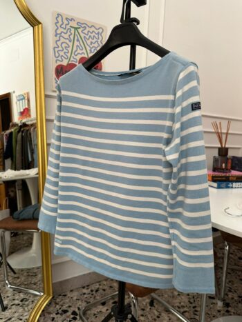 Maglioncino Ralph Lauren a righe in puro cotone Tg S