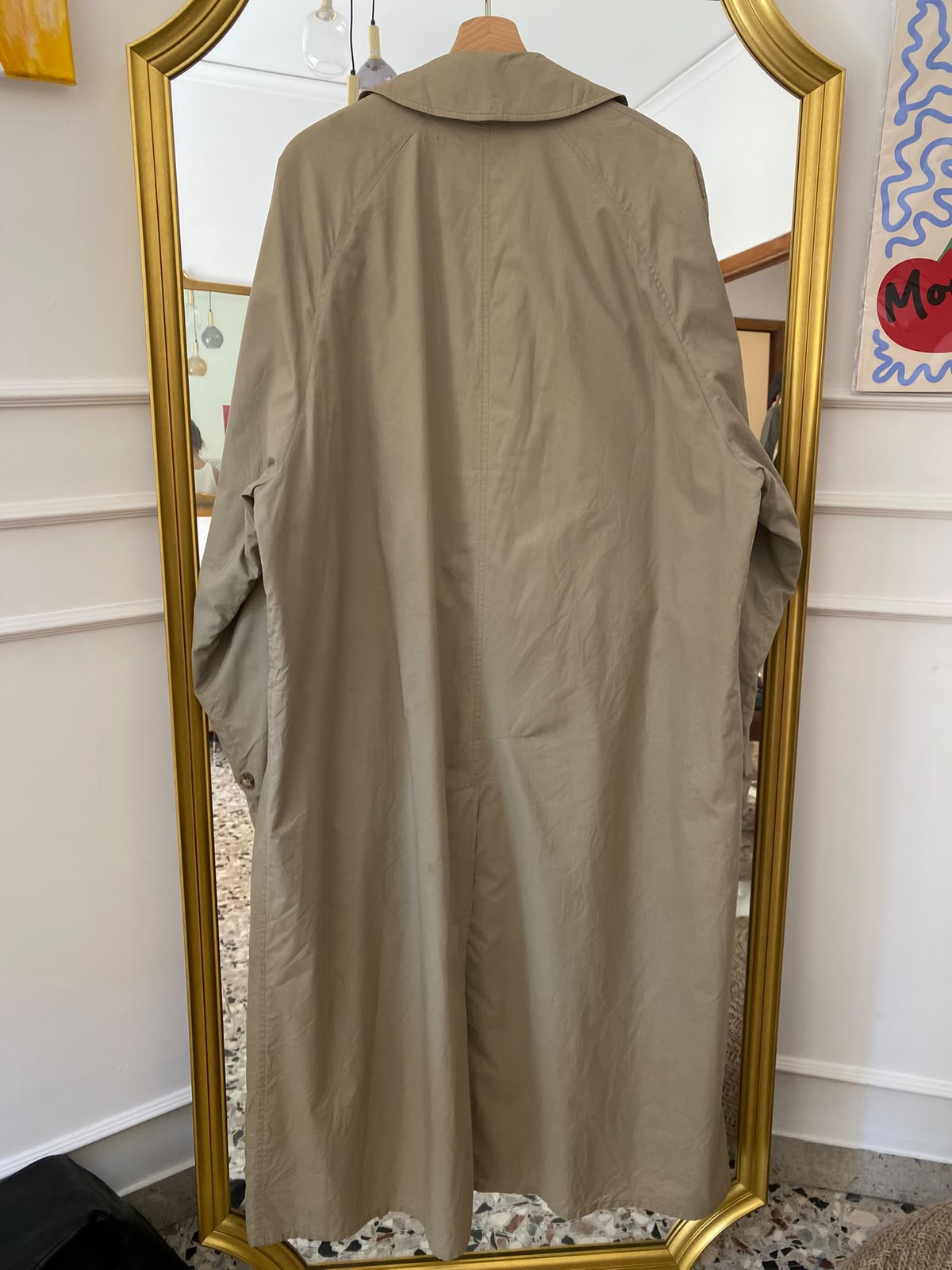 Trench Burberry Vintage con interno removibile Tg unica - immagine 7