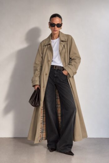 Trench Burberry Vintage con interno removibile Tg unica