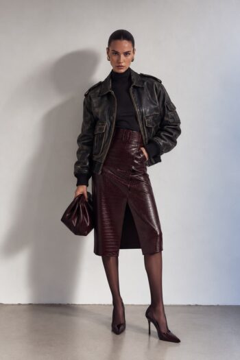 Bomber Jack & Jones in vera pelle Tg S/M