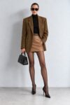 Blazer Boss pied de poule in pura lana Tg unica