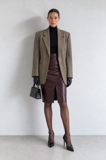 Blazer Pierre Cardin a quadretti in pura lana Tg unica